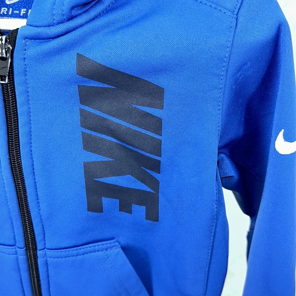Nike Dri Fit  fleece zip hoodie boys 2t‎